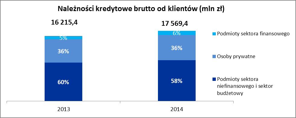 W 2014 roku Grupa w zakresie zarządzania ryzykiem kredytowym skupiła swoje działania na: wspieraniu wzrostu aktywów; optymalizacji procesu kredytowego oraz dostosowaniu oferty kredytowej Grupy do