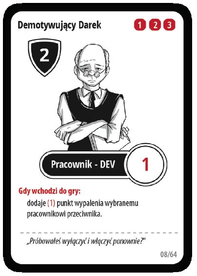 Wypalenie można znosić przez odpowiednie karty