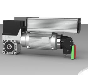 Elektroniczny z poziomu operatora Przekładnia łańcuchowa Wyposażenie Przełącznik trójfunkcyjny: góra impulsu), stop, dół (bez podtrzymania impulsu)
