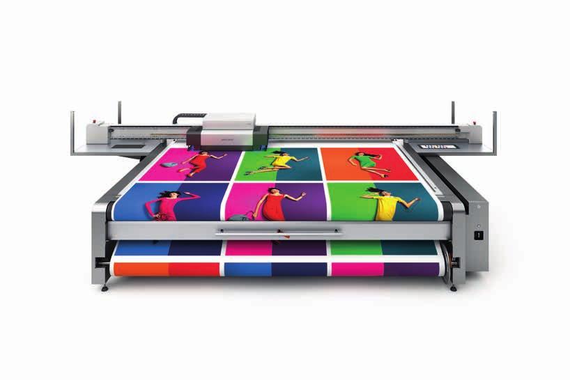 Opcja Roll-to-Roll Dzięki zastosowaniu technologii LED drukarki swissqprint poradzą sobie ze wszystkimi rodzajami podłoży, niezależnie od tego, czy są to folie, plandeki, siatki lub inne produkty o
