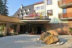 Hotel disponuje kapacitou 80 lôžok, z toho je 31 dvojlôžkových izieb, 2 jednolôžkové izby a 3 apartmány.