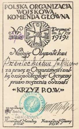1 Zobacz także biogram Juliana Przewłockiego w Grabowiecki Słowniku Biograficznym.