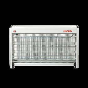 75 m 2 2 x 15W Lampa rażąca. W obudowie z aluminium ZASIĘG ŚWIETLÓWKII Długość: 52,5 cm, szerokość: 10,5 cm, wysokość: 32 cm.