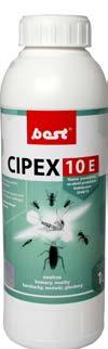 10 DEZYNSEKCJA PREPARATY DEZYNSEKCYJNE DEZYNSEKCJA PREPARATY DEZYNSEKCYJNE 11 Cipex 10E Kod: CX Cypermetryna 10,25 g/ 100 g NOWOŚĆ NOWOŚĆ - Cypermetryna 200g/l Kod: CF CYPER FOG MIEJSCE STOSOWANIA