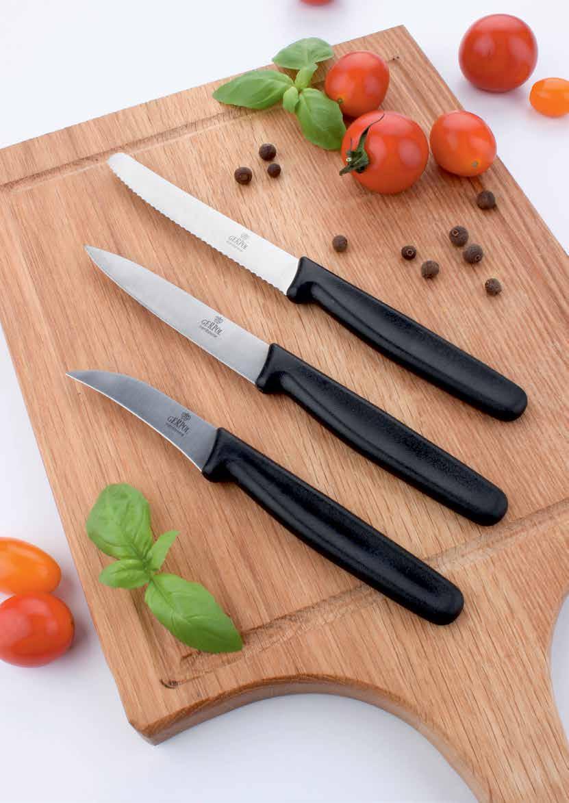 38 39 LINIA WIKTOR Dzięki odpowiednio dobranym nożom sprawimy, że samo przygotowanie posiłków będzie równie przyjemne jak ich spożywanie.