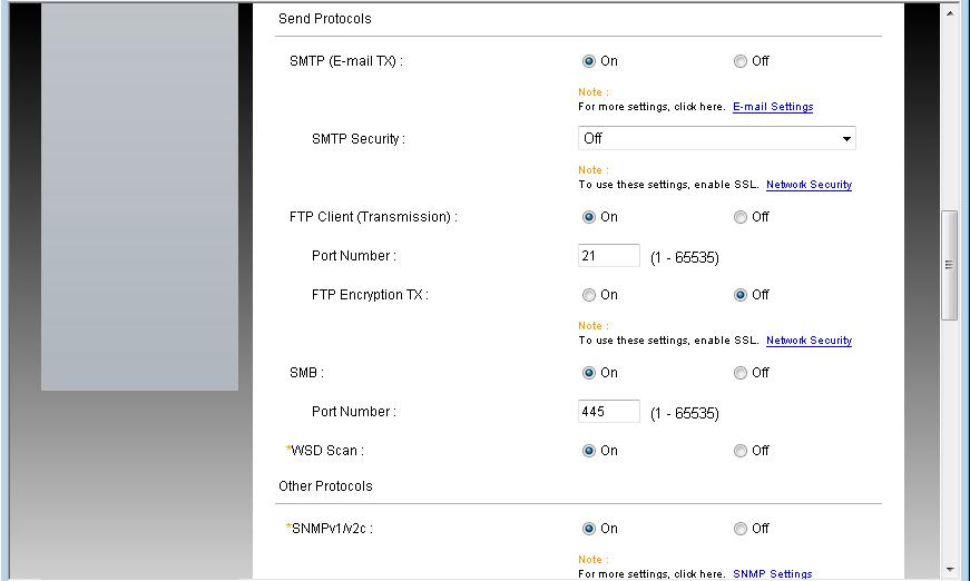 Instalacja i konfiguracja urządzenia > Embedded Web Server RX 2