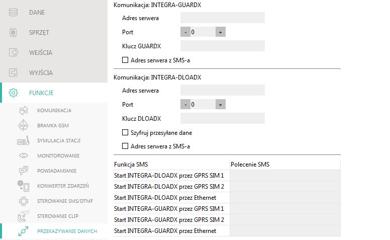 SATEL GSM-X 51 1: Włącz CLIP włączy wyjście. 2: Wyłącz CLIP wyłączy wyjście. 3: Włącz na czas CLIP włączy wyjście na określony czas (patrz: parametr Czas działania s. 32).