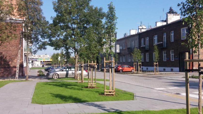Projekt rewitalizacyjny - Przebudowa ulicy Frycza-Modrzewskiego Fot. Urząd Dzielnicy Praga-Południe m.st. Warszawy Zakończono w 2017 r.