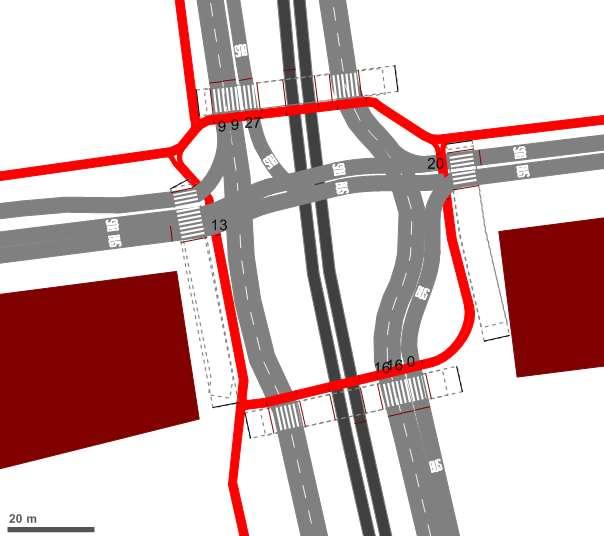 Analiza obecnej organizacji ruchu oraz opracowanie założeń do jej zmian - etap II 93 Rys. Z4.7.
