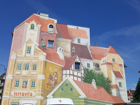 Poznańska Śródka Radosław Barka mural pt.