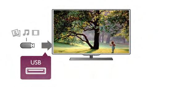 Kamera wideo Pod%$cz kamer! wideo do gniazda z boku lub z ty%u telewizora. W tym celu mo&esz skorzysta" z po%$czenia HDMI, YPbPr lub SCART.