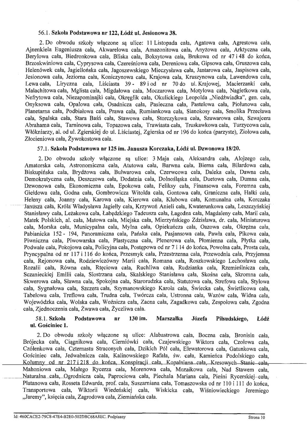 56.1. Szkola Podstawowa nr 122, L6d:i; ul. Jesionowa 38. 2.