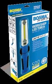 500LM WORKSHOP LED TORCH 7,4 8 1 WHITE 6000K COB 500