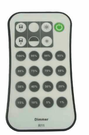 EN: dimmer LED remote A B C D