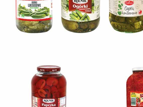 ćwiartki 2550 g oraz papryka cięta 2550