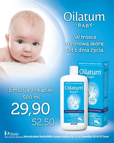 EMOLIENTY -15% Jest polecany dlaidzieci od 3 roku