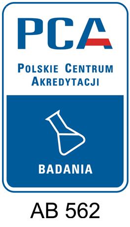 zakresie posiadanej akredytacji AB 562, podkreślając