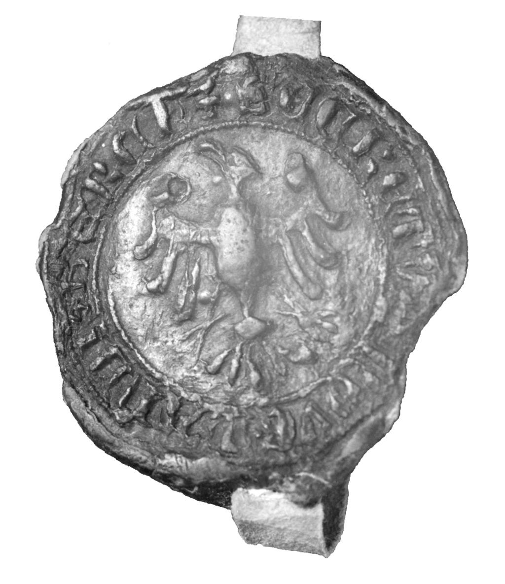 Pieczęcie Gorzowa Wielkopolskiego w średniowieczu 17 nr 2 1. Pieczęć herbowa II, potwierdzona w użyciu w latach 1351-1488. 1351 1364 2. Oryg.: APS, OG, AMG, Perg.: sygn. 19 (10 VI 1351); sygn.