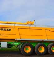 PLANDEKA ZE ZWIJARKĄ HYDRAULICZNĄ Druga plandeka, dostępna do przyczep Trans-CAP i Trans-SPACE (począwszy od modeli 6500) ma