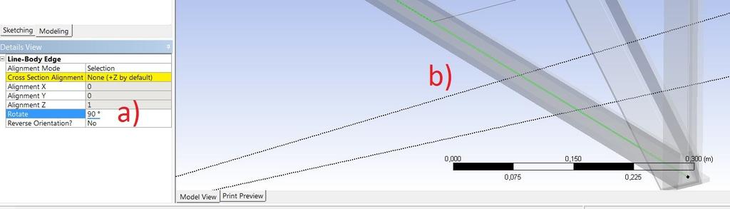 LAB5:ANSYS WORKBENCH.: Opracował: mgr inż. Krystian Szopa (kszopa@agh.edu.pl) strona: 12 Obrót przekroju 2.11.