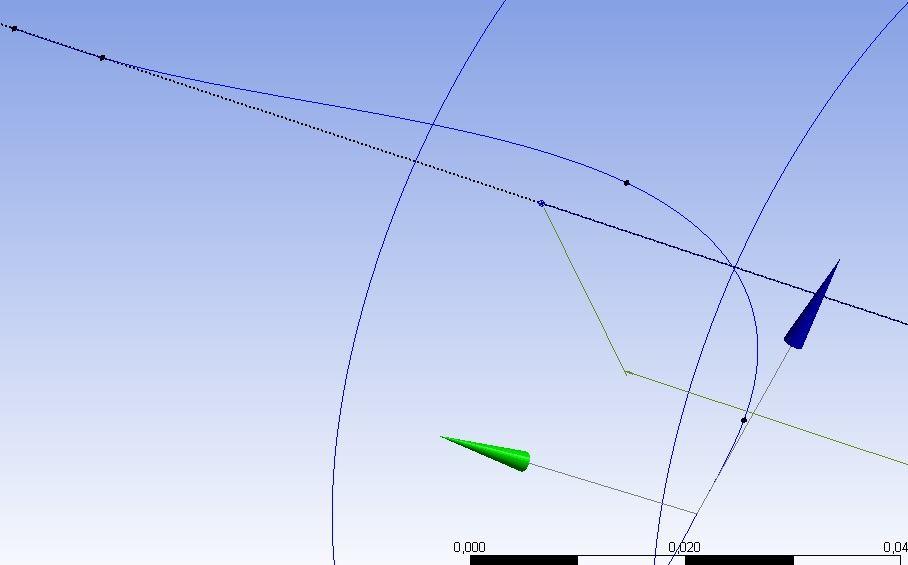 0 0,25] 5) [0 0 0,26] Zakończenia sprężyny Po wygenerowaniu punktów: GPM > Concept > 3D Curve Trzymając CTRL