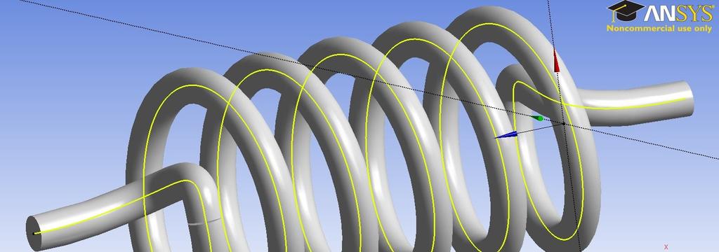 LAB5:ANSYS WORKBENCH.: Opracował: mgr inż. Krystian Szopa (kszopa@agh.edu.pl) strona: 21 2.9. Dodaj teraz przekrój kołowy o promieniu 8 mm i przypisz do linii.