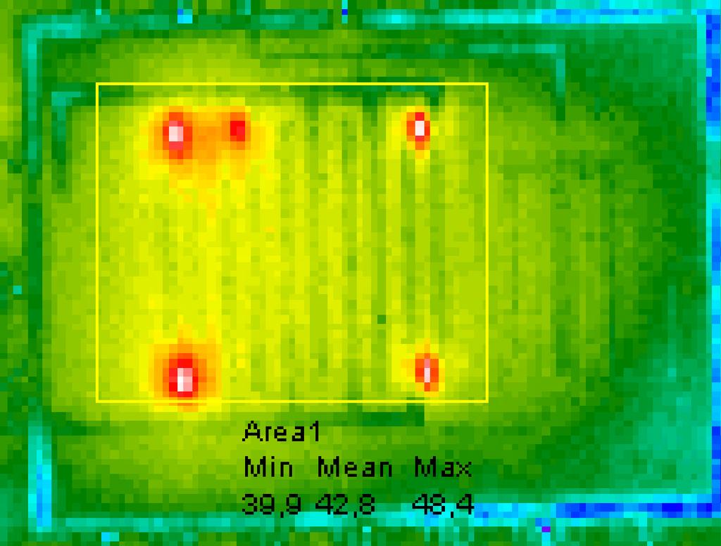 Analiza termiczna układów elektronicznych Diagnostyka termiczna układów elektronicznych złącza p-n termopary 10 D1 MES D1 SIM D2