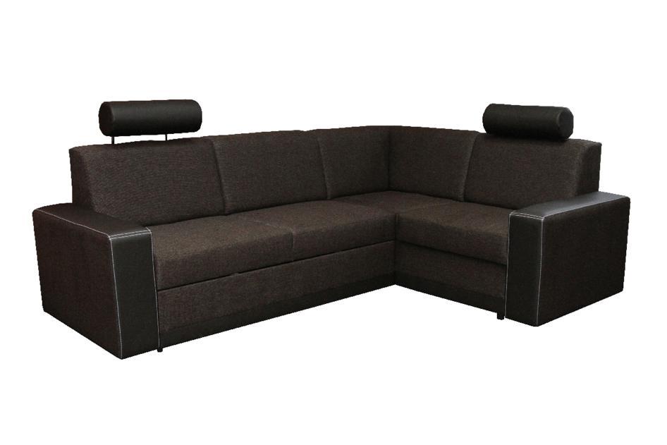 6. Narożnik Narożnik o wymiarach 250 cm x 180 cm wykonany z drewna i płyty wiórowej. Siedzisko wykonane z zastosowaniem sprężyn falistych i pianki wysoko elastycznej.