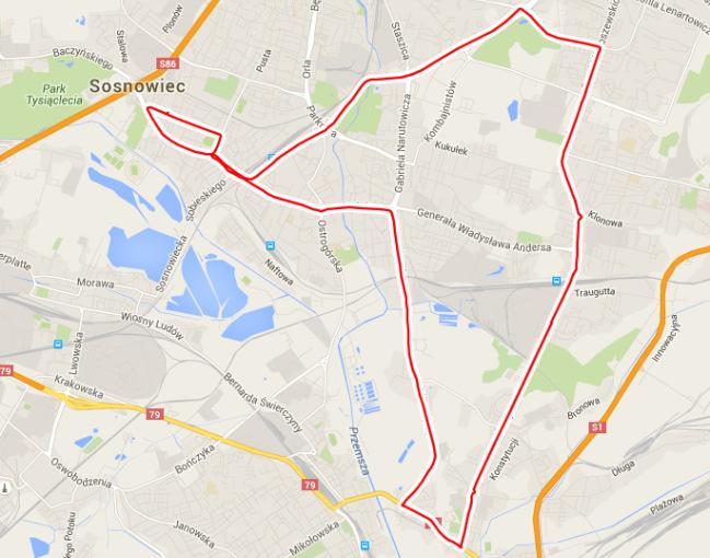 Maszyny Elektryczne - Zeszyty Problemowe Nr 3/2016 (111) 207 skie). Przed rozpoczęciem pomiarów pojazd przejechał ok. 15 km celem "rozgrzania" i ustabilizowania jego parametrów.