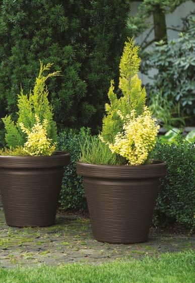 donicy Undercut under the rim of the pot allowing to lift and move the pot idealna dla