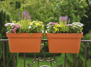 LOBELIA Donica balustradowa / Balustrade pot / Geländertopf / Pot de fleurs pour balustrade / Кашпо на
