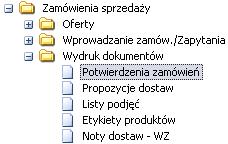 Ze względu na to, że ponowne przeliczenie harmonogramu ZCR i sprawdzenie ATP dla linii zamówienia nie jest konieczne w przedstawionym przykładzie należy wcisnąd przycisk NIE, za pomocą myszki