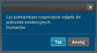 2015/08/12 00:29 5/7 11. Pojawi się okno Uwaga z informacją do kiedy ważny jest wgląd do zbioru dokumentów.
