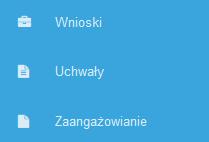 W zależności od uprawnień możemy na liście zobaczyć jedną bądź więcej obsługiwanych jednostek systemowych. Po wybraniu jednostki wskazana powinna zmienić kolor.