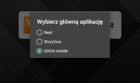 SOGA Mobile. W ten sposób od tej chwili naciśnięcie na tym przycisku będzie skutkowało uruchomieniem aplikacji SOGA Mobile.