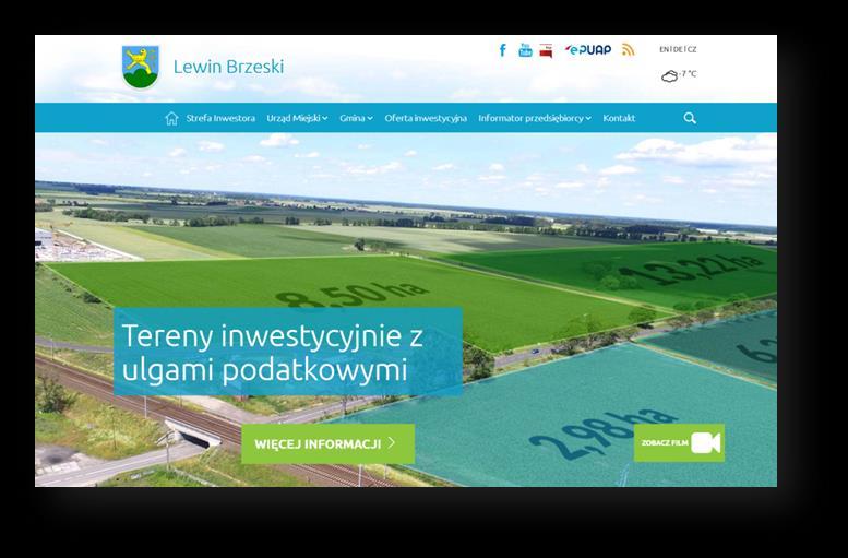 Stała promocja Podstrefy Lewin Brzeski Wałbrzyskiej Specjalnej Strefy Ekonomicznej Po długich staraniach udało nam się pozyskać 31 ha terenów inwestycyjnych, które są