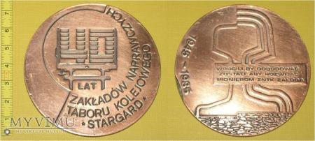 Medal kolejowy - firmowy ZNTK Stargard 208-2-06 Medal kolejowy - firmowy