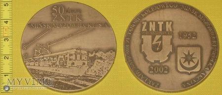 Medal kolejowy - firmowy ZNTK Mińsk Maz.
