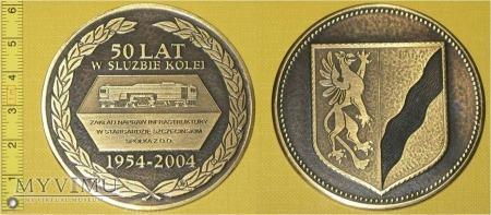 Medal kolejowy - firmowy ZNI Stargard Szcz. 208-2-06 Medal kolejowy - firmowy ZNI Stargard Szcz.