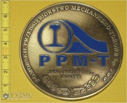 Medal kolejowy - firmowy PPMT Gdańsk 208-2-06 Medal kolejowy - firmowy PPMT Gdańsk Datowanie: 2006 Miejsce pochodzenia: Polska Nie określono POMORSKIE