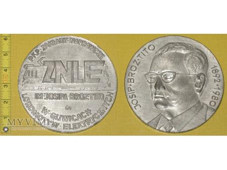 Medal kolejowy - firmowy ZNLE Gliwice 208-2-06 Medal kolejowy - firmowy ZNLE Gliwice ZNLE PKP