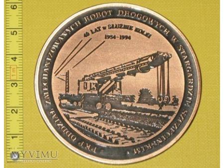 Medal kolejowy - firmowy DOM Stargard Szcz. 208-2-06 Medal kolejowy - firmowy DOM Stargard Szcz.