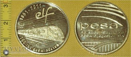 Medal kolejowy - firmowy PESA Bydgoszcz 208-2-06 Medal kolejowy - firmowy PESA Bydgoszcz