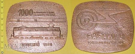 Medal kolejowy - firmowy Pafawag Wrocław 208-2-06 Medal kolejowy -
