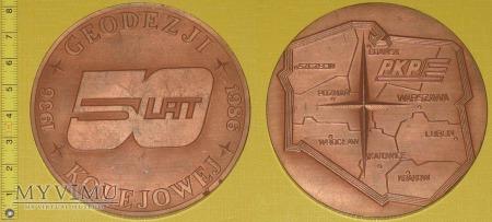 Medal kolejowy - firmowy Geodezji Kolejowej 208-2-06 Medal