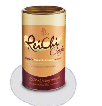 180 g 36 porcji 400 g 80 porcji Sposób użycia: czubatą łyżeczkę ReiChi Cafe (5 g) zalać ok. 125 ml gorącej wody. Dodać 30 ml mleka lub napoju sojowego z wapniem i dosłodzić do smaku.