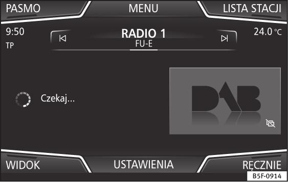 Wyświetlanie radiotekstu można wyłączyć w Ustawienia FM strona 37. Układ listy stacji Dostępne stacje wyświetlają się na liście stacji (przycisk funkcyjny LISTA STACJI).