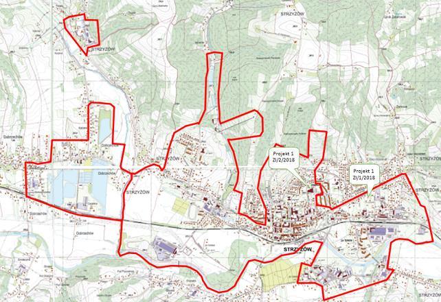 Lokalizacja projektów na obszarach