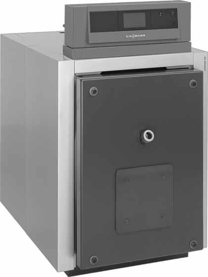 VITOPLEX 100 Standardowe kotły olejowe/gazowe 410 do 620 kw 4.1 08/2018 5513473 Vitoplex 100 Typ PV1 Standardowy kocioł olejowy/gazowy. Do eksploatacji z podwyższoną temperaturą wody w kotle.