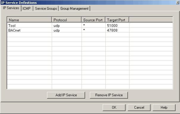 Rozruch modułu bezpieczeństwa (firewall) FN2009-A1 Definiowanie usług IP 15 15.